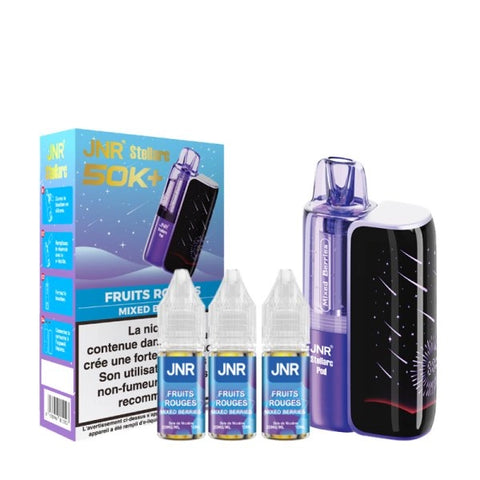 Stellarc 50K + 3 E-liquides – 1200mAh 10ml / 2% – JNR