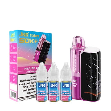 Stellarc 50K + 3 E-liquides – 1200mAh 10ml / 2% – JNR