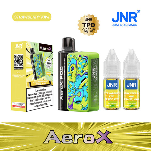 Puff AEROX JNR Strawberry Kiwi 32000 bouffées saveur fraise kiwi