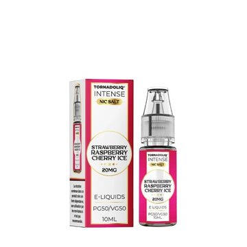 Strawberry Raspberry Cherry Ice Nic Salts 10ml – Intense By Tornadoliq