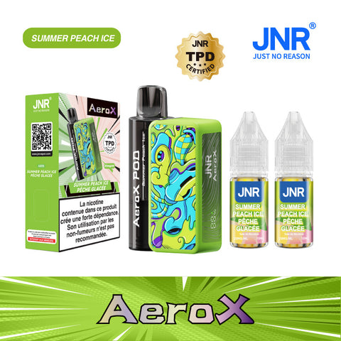 Puff AEROX JNR Summer Peach Ice 32000 bouffées saveur pêche glacée