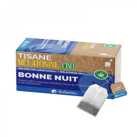 Tisane CBD Bonne Nuit (20 sachets) – L’Herboriste CBD - Premium Tisane CBD from L’Herboriste CBD - Just $9.90! Shop now at CBDeer
