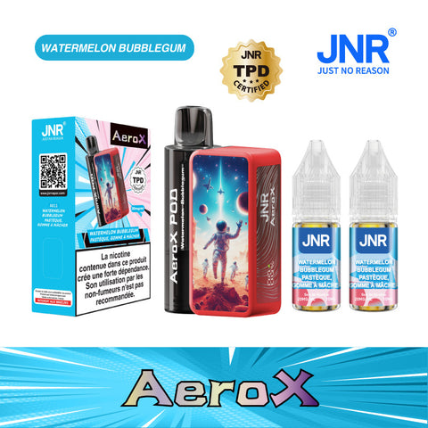 Puff AEROX JNR Watermelon Bubblegum 32000 bouffées saveur pastèque bubblegum