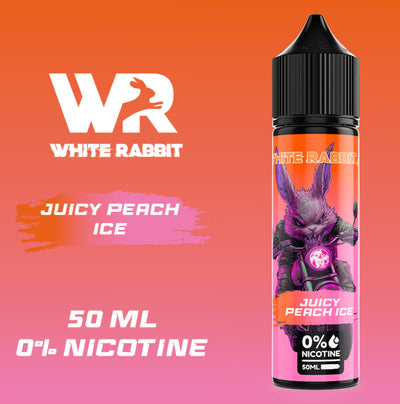 E-liquide Juicy Peach Ice 50ml Tornado X - White Rabbit