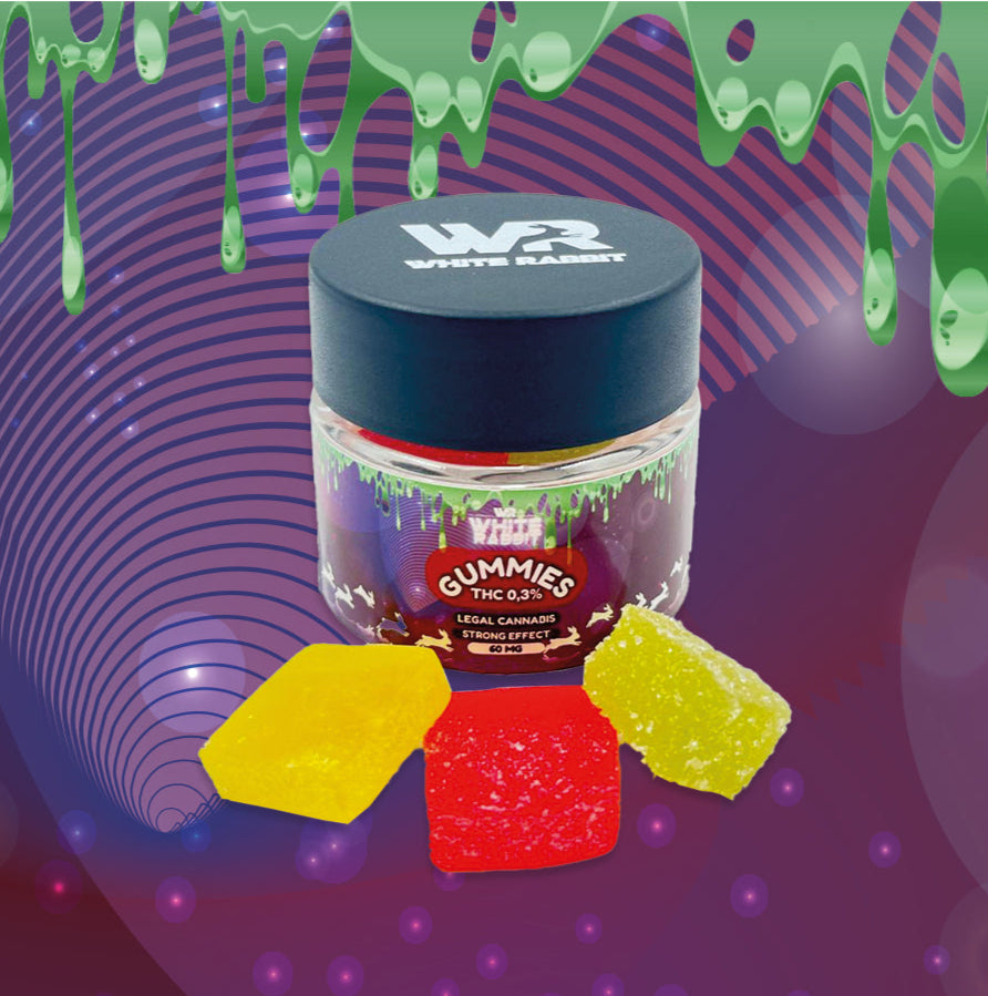 White Rabbit – Gummies THC puissants 60 mg | CBDeer