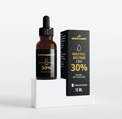 HUILE CBD CBG CBN FULL SPECTRUM 30 % – WHITE RABBIT
