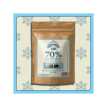 2 CARTOUCHES STICK CBD MENTHE - 70% - GREENEO