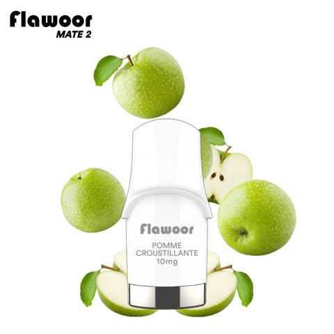 CARTOUCHE POMME CROUSTILLANTE / 2PCS - FLAWOOR MATE 2 - Premium cartouche from FLAWOOR - Just $8.90! Shop now at CBDeer