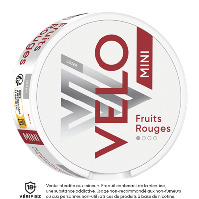 SACHET NICOTINE FRUITS ROUGES - VELO - Premium  from VELO - Just $7.90! Shop now at CBDeer
